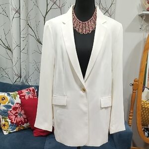 H&M Classic Off White Women's Blazer